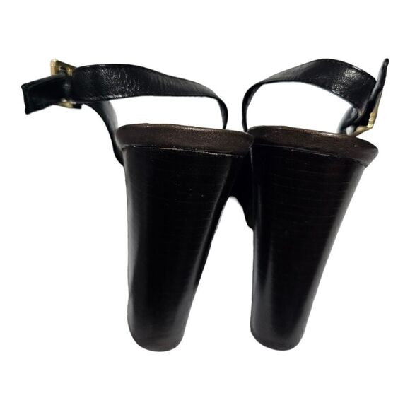 TORY BURCH Peep Toe Slingback Heels - Size 9 - Picture 4 of 9